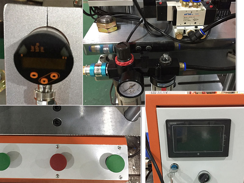 小型四柱氣液增壓機配件細節